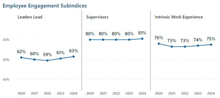 The subtle difference between engagement and experience in 2024 FEVS